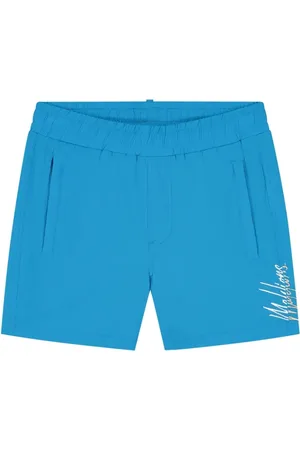 Malelions Junior Split Swim Shorts | Aqua Blue