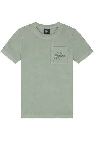 Malelions Junior Signature Towelling T-Shirt | Agave Green