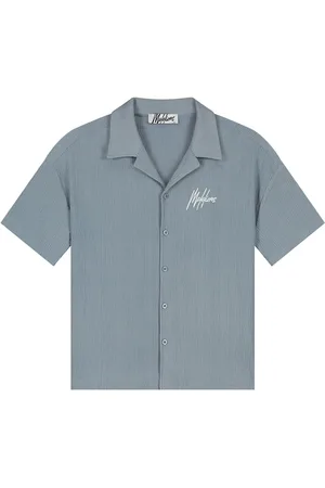 Malelions Women Seersucker Shirt | Dark Grey