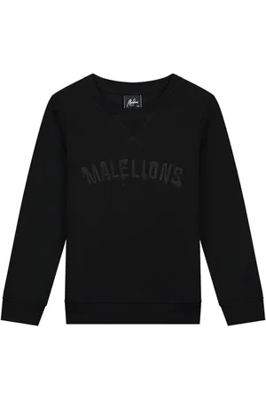 Malelions Junior Paint Sweater | Black