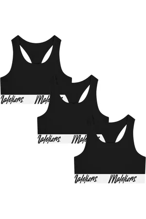 Malelions Women Bralette 3-Pack | Black