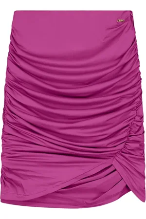 Malelions Women Drape Skirt | Hot Pink