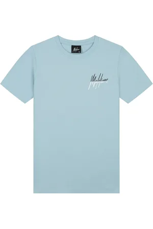 Malelions Junior Split T-Shirt | Light Blue/Antra