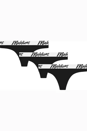 Malelions Women String 3-Pack | Black