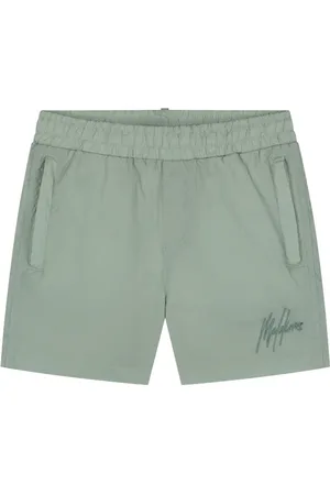 Malelions Junior Crinkle Swim Shorts | Agave Green