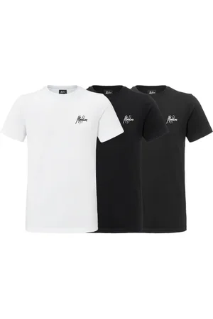 Malelions Small Signature T-Shirt 3-Pack | Black/White/Antra