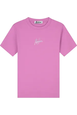 Malelions Women Kiki T-Shirt | Magenta/Soft Lilac