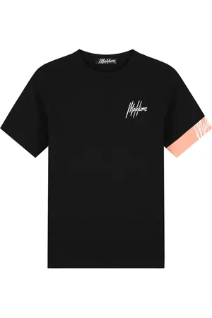 Malelions Men Captain T-Shirt 2.0 | Black/Coral