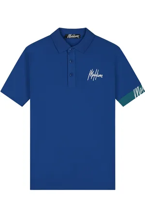 Malelions Men Captain Polo 2.0 | Midnight Blue/Ink Blue