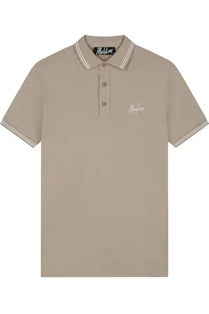 Malelions Men Signature Polo | Taupe