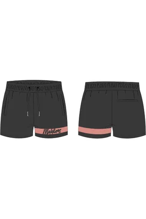 Malelions Women Captain Shorts | Black/Coral