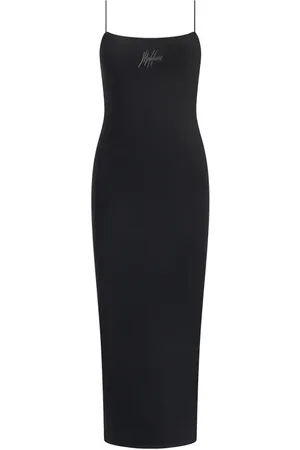 Malelions Women Slip Dress | Black/White