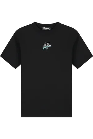 Malelions Men Split T-Shirt | Black