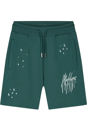 Malelions Men Painter Shorts | Petrol Green
