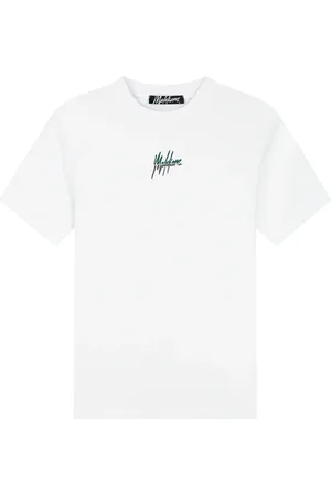 Malelions Men Split T-Shirt | White