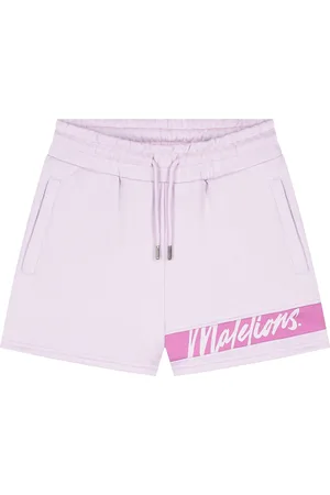 Malelions Women Captain Shorts | Soft Lilac/Magenta