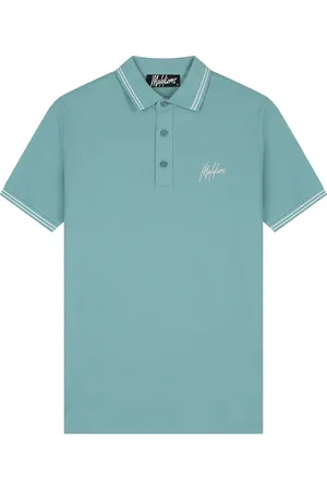 Malelions Men Signature Polo | Dusty Turquoise