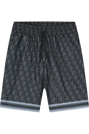 Malelions Men Monogram Shorts | Black
