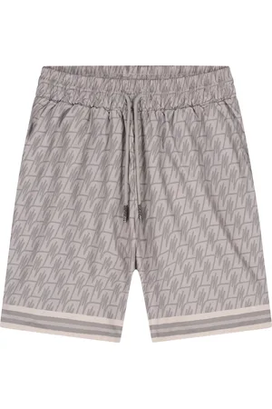 Malelions Men Monogram Shorts | Taupe