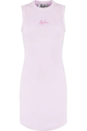 Malelions Women Signature Cut-Out Dress | Soft Lilac