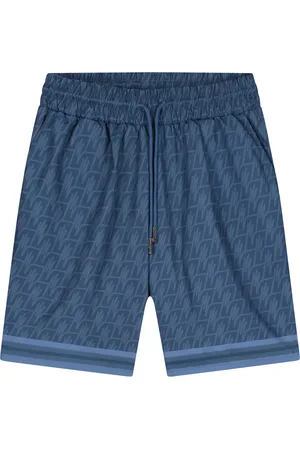 Malelions Men Monogram Shorts | Navy