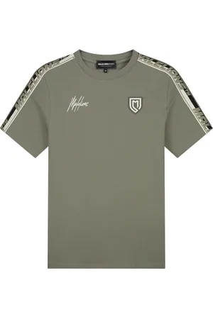 Malelions Sport Warming-Up T-Shirt | Army/Off-white