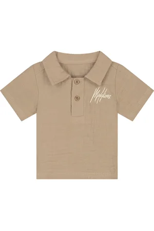 Malelions Baby Mousseline Polo | Taupe