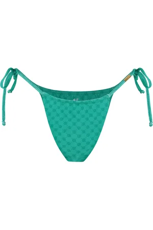 Malelions Women Tara Monogram Bikini Bottom | Bright Green