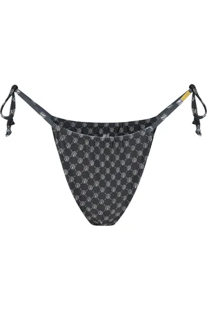 Malelions Women Tara Monogram Bikini Bottom | Black