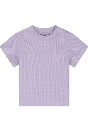 Malelions Baby Waffle Signature T-Shirt | Lilac