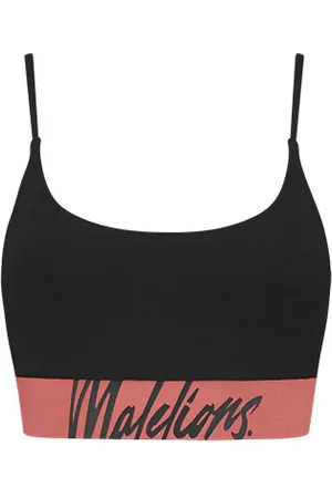 Malelions Women Captain Top | Black/Coral