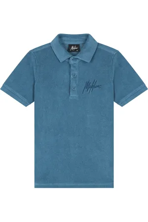 Malelions Junior Towelling Polo | Indigo