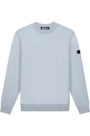 Malelions Men Knit Sweater | Light Blue