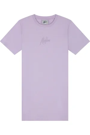 Malelions Junior Girls Firma T-Shirt Dress | Lilac