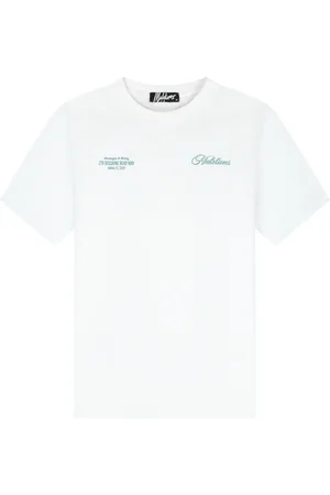 Malelions Men Champagne T-Shirt | White