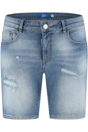 Malelions Men Denim Shorts | Blue