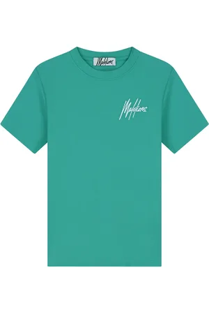 Malelions Women Endless Summer T-Shirt | Bright Green/White
