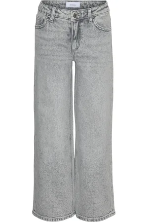 Mama;licious Vmtessa High Rise Wide Leg Fit Jeans