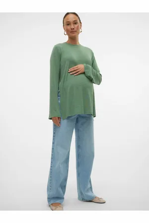 Mama;licious Wide Leg Fit Jeans