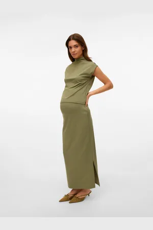 Mama;licious High Waist Lange Rok