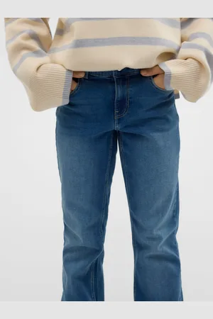 Mama;licious Vmriver High Rise Slim Fit Jeans