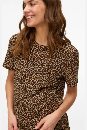 Mama;licious Bodycon Fit O-hals T-shirts