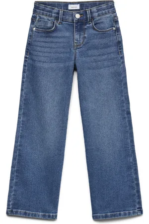 Mama;licious Vmemilie Mid Waist Wide Leg Fit Jeans