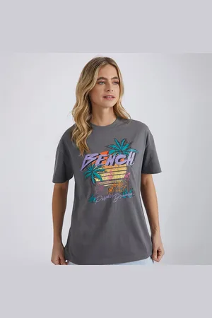 Bench T-shirt Salome Dames Antraciet