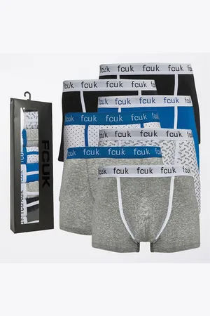 French Connection Herentrunk 7-pack FCUK10 Zwart/Zwart/Licht Grijze Melange/Prince/Witte Prince Stippen/Licht Grijze Melange/Wit Zwart FCUK