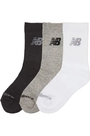 New Balance Junior Sokken Drie Paar Gedempte Crew Sokken Multi
