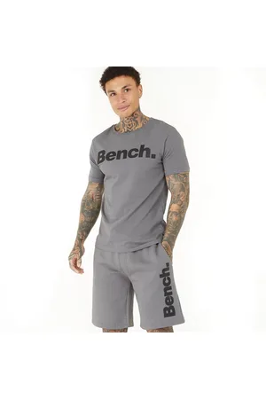 Bench T-shirt en shorts set Heren Staalgrijs