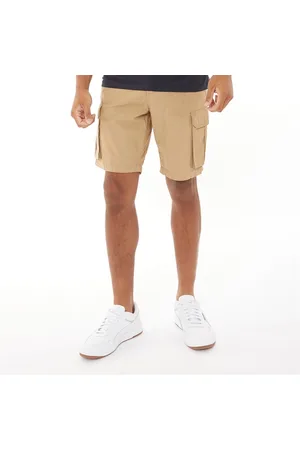 Brave Soul Cargo Shorts Heren Steen