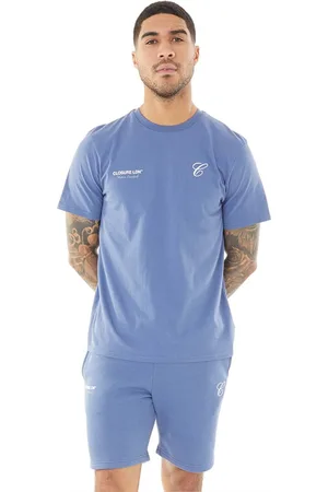 Closure London T-shirt en shorts set Heren met initialen, gewassen