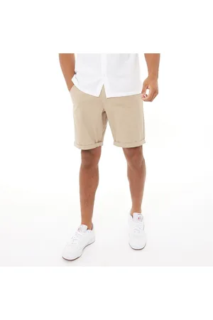 Brave Soul Heren Hampson Chino Shorts Steen